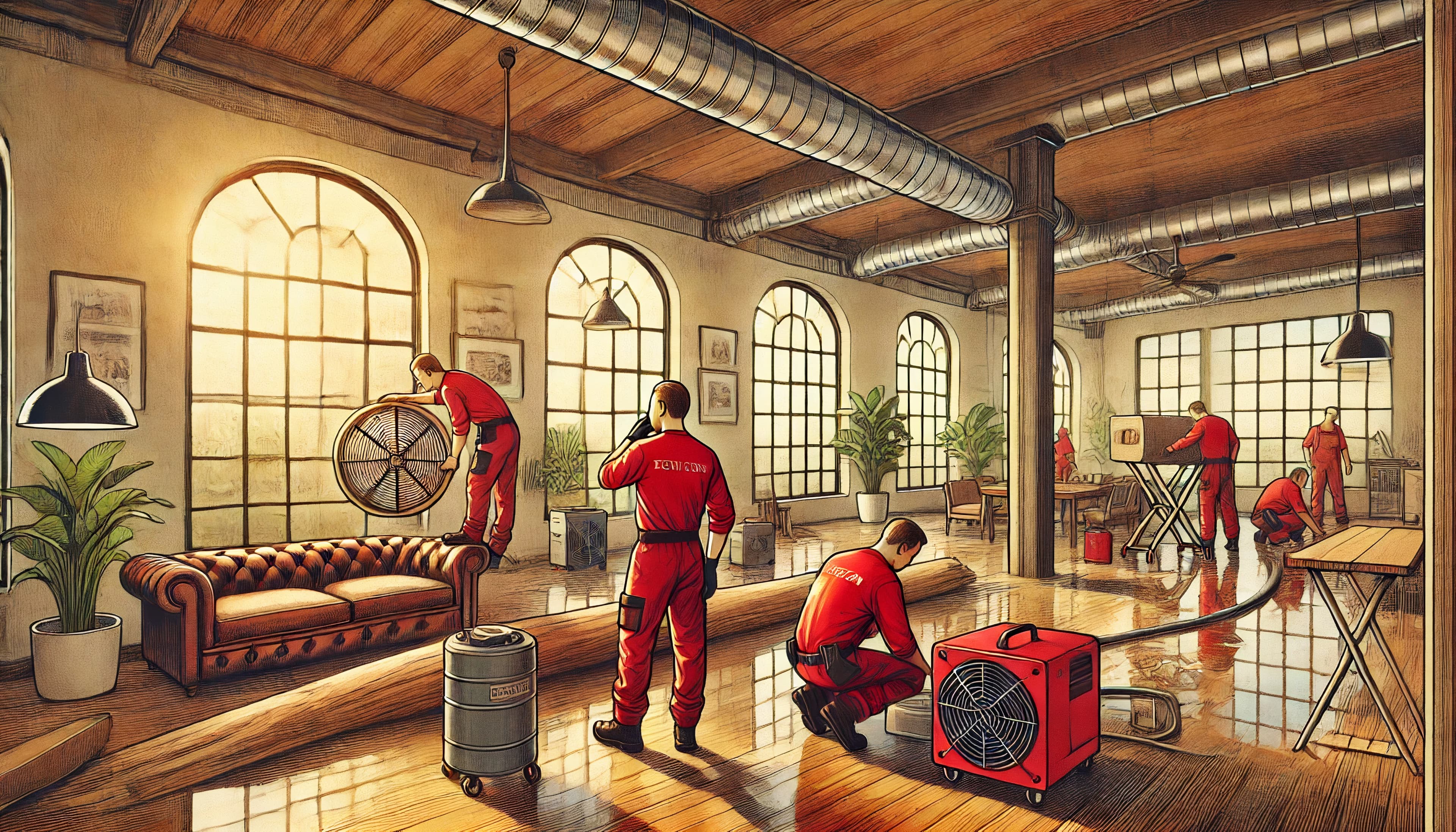 Water Damage Restoration Results